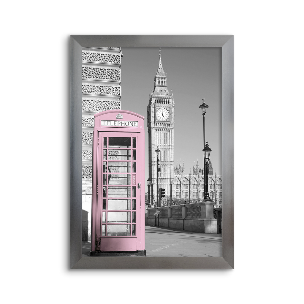 cityscape grey & pink ~ big ben ~ london