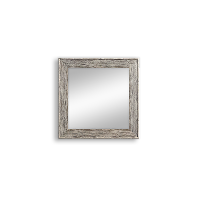 silver rustic mirror