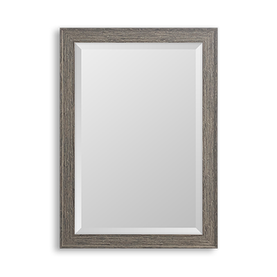 grey rustic mirror