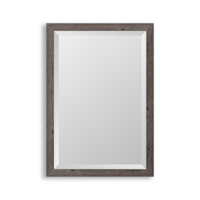 grey barnwood mirror