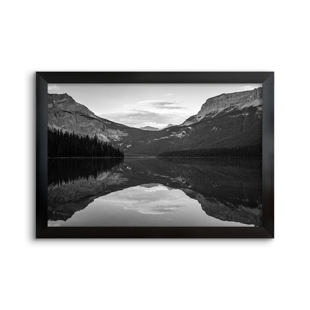 national parks ~ glacier emerald lake ~ grey