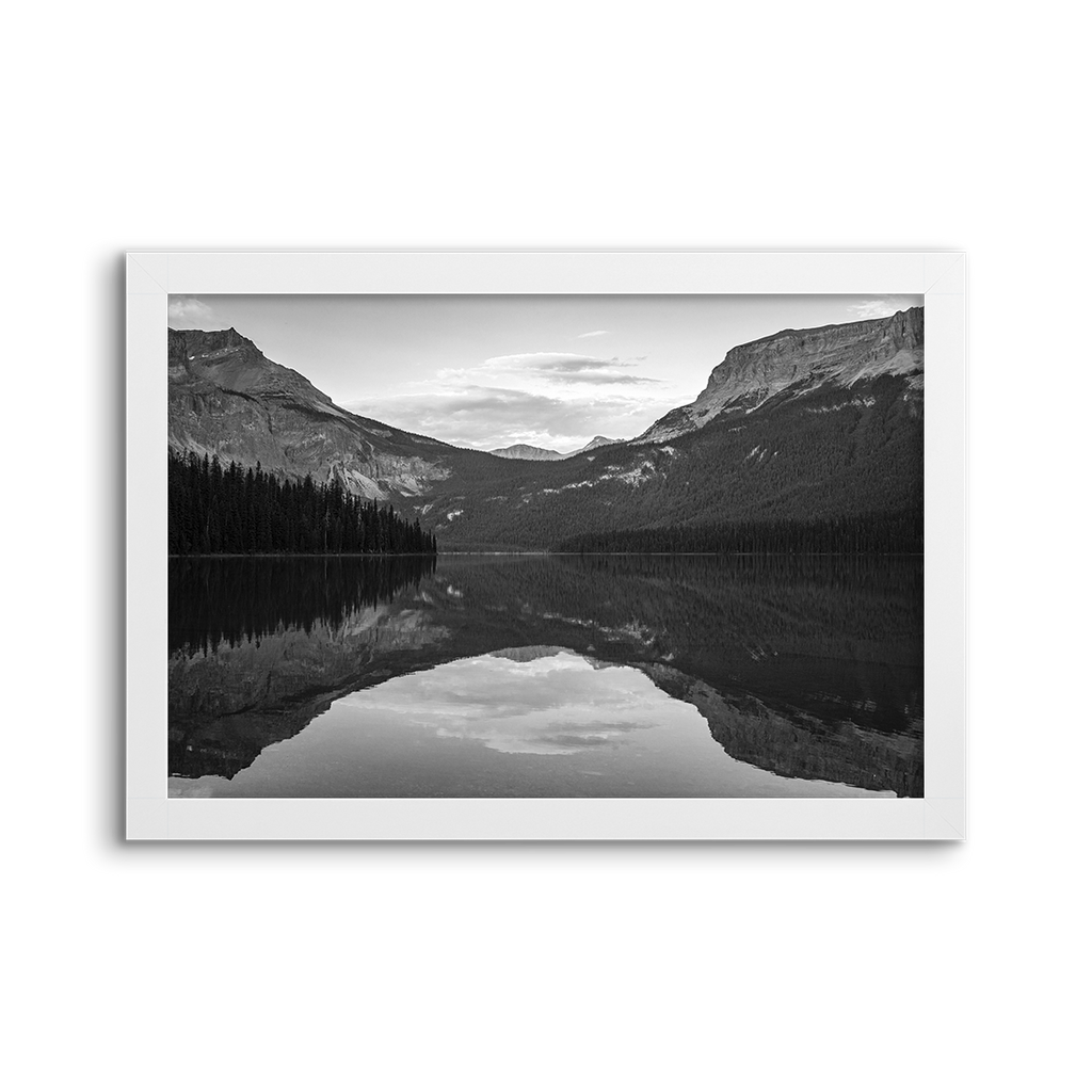 national parks ~ glacier emerald lake ~ grey